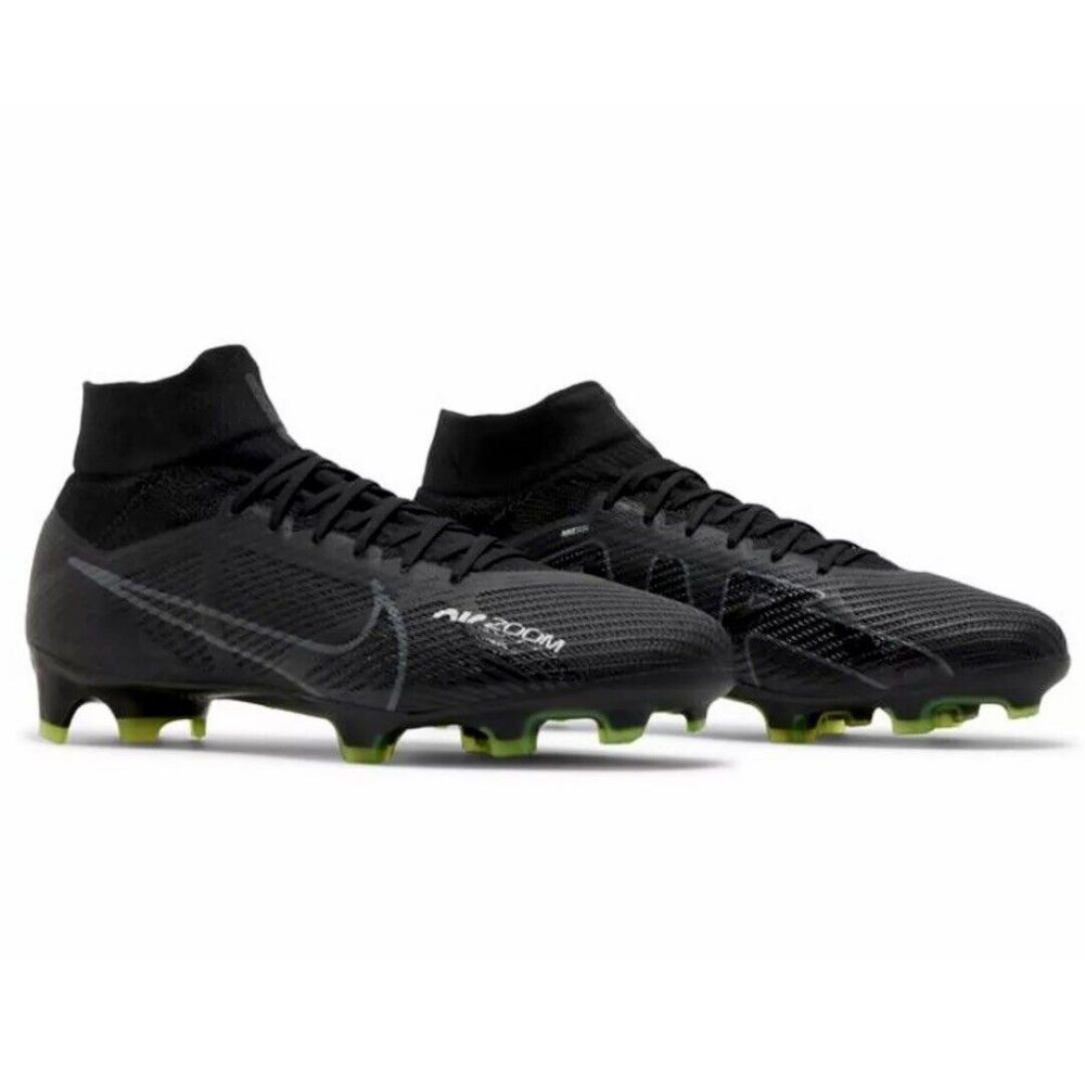 Nike Mercurial Superfly 9 Pro FG Volt Smoke Grey DJ5598-001 Men's Size 11